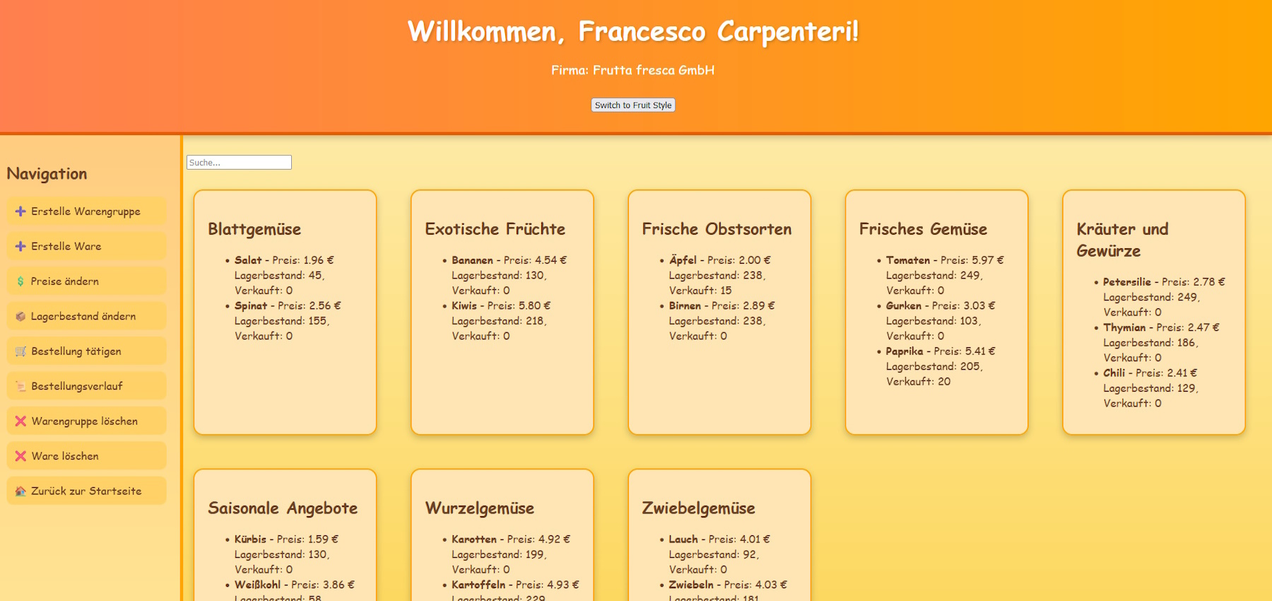 Lagerverwaltungssystem